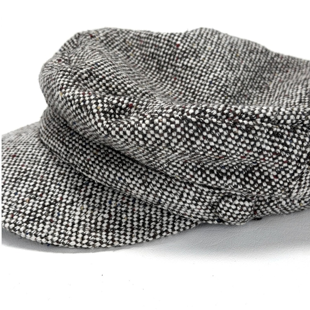 Scala Pronto Newsboy Cap One Size Multi-Color Tweed Poly/Wood